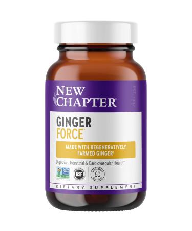 New Chapter Ginger Force 60 Vegetarian Capsules