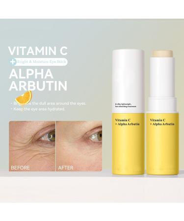 CLY AMS Revive + Glow Vitamin C Eye Balm Anti-aging Hydrating Eye Cream Stick Under Eye Cream For Puffiness and Bags Reduces Fine Lines - Buy Online on GoSupps.com