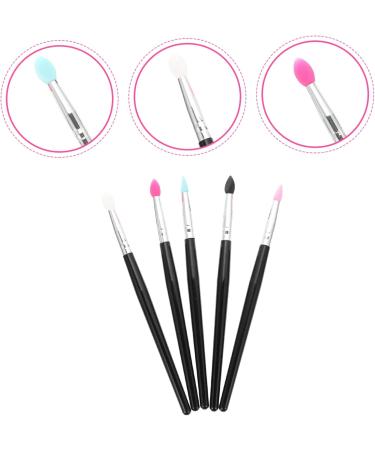 Hemoton 5pcs Silicone Eyeshadow Brush Lipstick Applicator Makeup Brush Cosmetics Brush Makeup Lip Brush Makeup Accessory Makeup Tool Lipstick Lip Mask Applicator Eyeshadow Brush Applicator - Buy Online on GoSupps.com