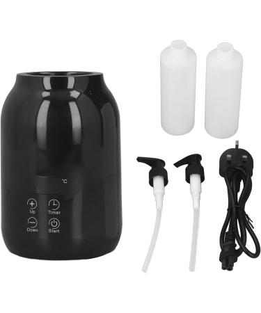 LED Display Lotion Massage Oil Warmer Adjustable Temperature & Timer UK Plug Portable Design Electric Warm Lotion Dispenser Good for Salon (Black) - Buy Online on GoSupps.com
