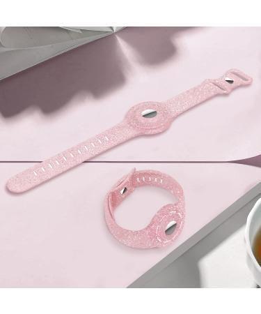 LitoDream for Kids AirTag Case Wrist Band Soft Silicone  Protective Cover for Apple Air Tag Finder Location Tracker Holder Wristband for Kids Daughter Son Toddler BAB Children - Rose Gold - Buy Online on GoSupps.com