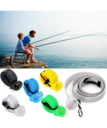 Meanhoo Fishing Rod Sleeve 6 Pack - 7ft Pole Cover, Rod Socks, Spinning & Baitcaster Glove Set - Buy Online on GoSupps.com