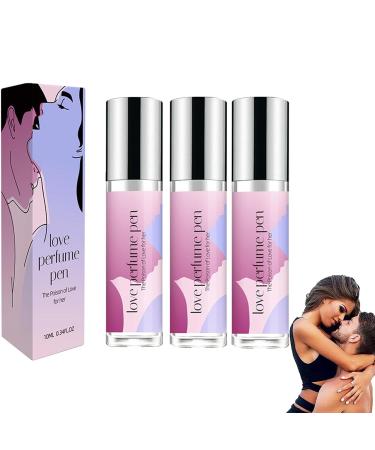 Women Pheromone Perfume Oil Long-lasting and Addictive Personal Roll-on Pheromone Perfume Oil Fragrance - Cologne for Women to Attract Men (3 Pack)