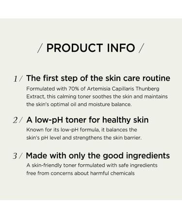 BRING GREEN Artemisia Calming Balance Toner | Redness Relief & Hydration | Korean Skin Care for Sensitive Skin | K Beauty - Buy Online on GoSupps.com