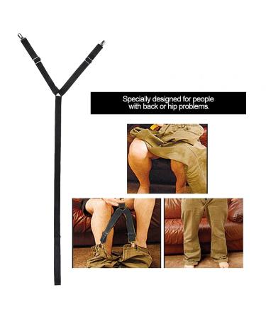 Pants Dressing Aid Clip & Pull Belt - Adjustable Helper for Disabled Elderly Seniors - Buy Online on GoSupps.com