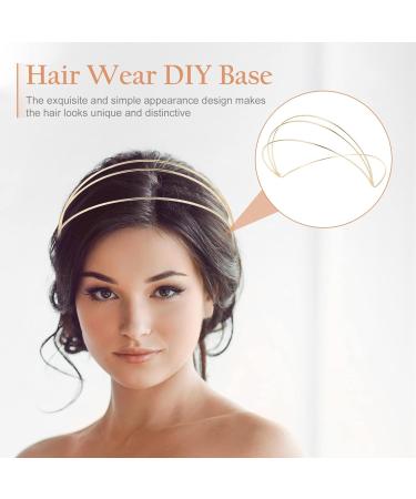 Beaupretty 2-Piece Simple Hair Ties & Metal Headbands for Women - Elegant Wedding Tiara Thin Gold Hair Bands - Buy Online on GoSupps.com