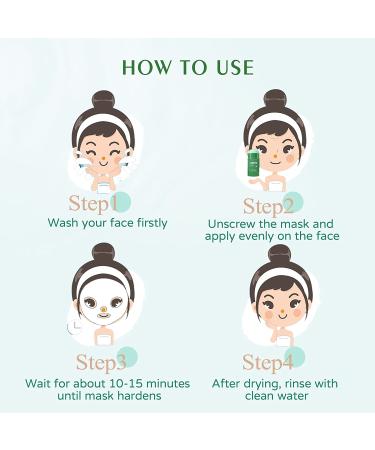 Green Tea Mask Stick for Face - Blackhead Remover with Green Tea Extract - Deep Pore Cleansing & Moisturizing Green Clay Mask - Purifying Formula for All Skin Types - Men and Women - Buy Online on GoSupps.com