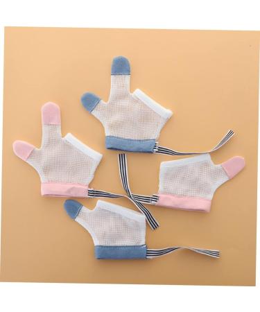 TOYANDONA Anti-Eating Gloves for Toddlers - Stop Thumb Sucking - Baby Girl Thumb Pacifier - Nylon Newborn Toys - Buy Online on GoSupps.com