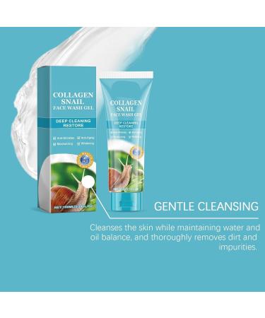 Gentle Exfoliating Facial Cleansing Gel - Repair Deep Clean & Hydrate Skin Reduce Melanin & Even Skin Tone(2PCS) - Buy Online on GoSupps.com