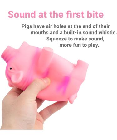 Buy Liebewh Squeaky Pig Dog Toy - Pink Latex Puppy Play Stuff for Dogs | Best International Shipping - Buy Online on GoSupps.com