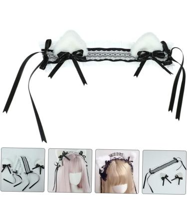 MAGICLULU 1 Set Headband Lolita Headdress Cute Hair Band Lolita Hairband Hair Decor Party Headwear Sweet Hair Pin Lolita Lace Headpiece Lolita Hair Ornament Hair Ornament for Cosplay - Buy Online on GoSupps.com