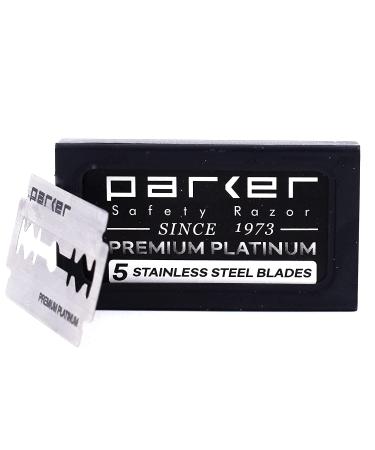 Buy Parker Razor Plane 82R Set - Pure Badger Brush Chrome Stand & 5 Platinum Blades - International Shipping Available - Buy Online on GoSupps.com