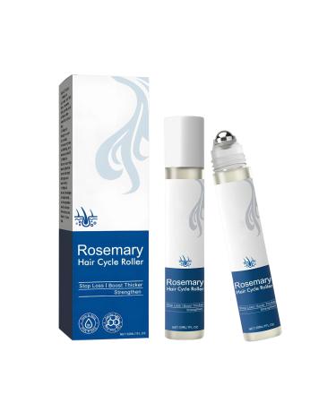 2 pieces Rosemary Care Strong Hair Essence rollon moisturizing nutritional serum for scalp care improving shine smoothness silky texture reducing hair loss dandruff