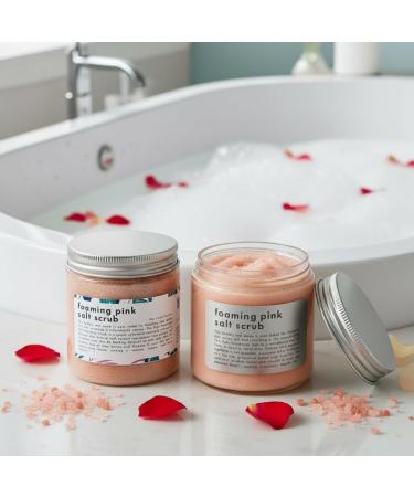 Nature Skin Shop Pink Himalayan Salt Foaming Body Scrub - 10 Ounces - Exfoliating & Moisturizing Wash for Dry Skin - Mineral Rich Polish for Soft Smooth Texture 10 Fl Oz (Pack of 1) - Buy Online on GoSupps.com