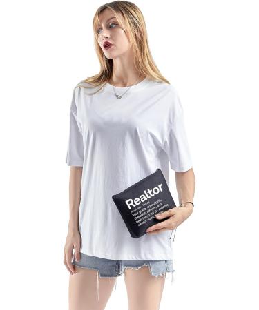 TSOTMO REALTOR Make-up Bag | Perfect Real Estate Gift & Seller Marketing Guide | Survival Kit for Realtors & Tour Guides | Stylish Cosmetics Bag - Buy Online on GoSupps.com