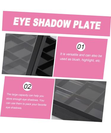 Healvian 1pc 12 Empty Eye Shadow Pallet Travel Cosmetic Case Depotting Makeup Containers Make up Sample Black - Buy Online on GoSupps.com