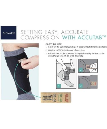 30-40 mmHg SIGVARIS Compreflex Below Knee Compression Socks with Boot Low Stretch XL Regular Black for Optimal Support - Buy Online on GoSupps.com