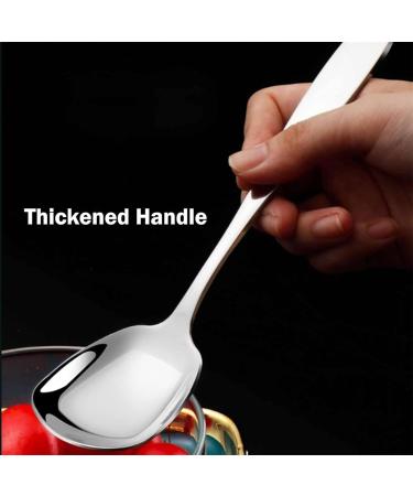Arithmetic Square Head Stainless Steel Spoons Square Spoons Stainless Steel Square Spoon Square Head Spoons Arithmetic Square Head Spoon Square Head Serving Spoons 6pcs L - Buy Online on GoSupps.com