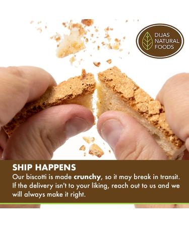 Buy DIJAS Natural Foods Cranberry Orange Biscotti | Fat-Free All-Natural Low-Calorie Snack - 5 oz - Buy Online on GoSupps.com
