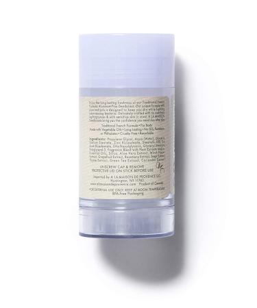 A La Maison de Provence Natural Aluminum-Free Deodorant 3 Pack - Fresh Sea Salt Scent | French Milled Formula | Long Lasting, Safe, and Effective | Free of SLS, Parabens, Sulfates - 2.4 oz - Buy Online on GoSupps.com