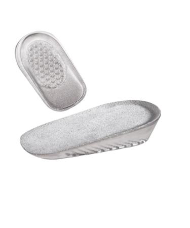 Silicone Gel Invisible Height Increase Insole for Feet Heel Lifting Inserts Shoe Foot Care Protector Elastic Cushion Men Women(Grey 1.5cm Women) Women Grey 1.5cm