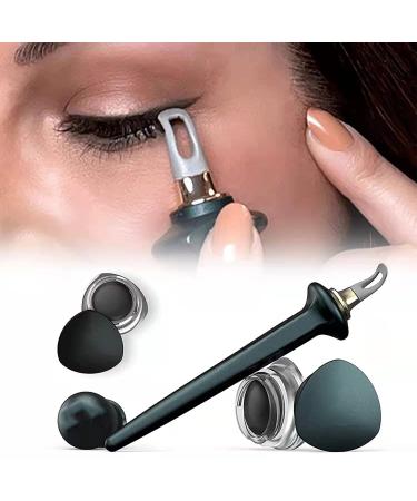 Looddo Flawless Eyeliner Tool with 2 Brown Creams - Waterproof, Long Lasting, No-Skip, Reusable Silicone | Easy Eyeliner Application - Buy Online on GoSupps.com
