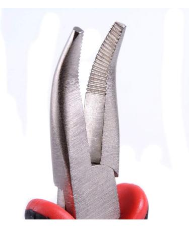 Hair Extension Kit Pliers Pulling Hook Needle Bead Device Tool Kits and 200 Pieces Silicone Rings Beads - Buy Online on GoSupps.com