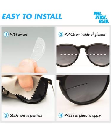 StickTite Lens Small 28mm (2-Pack) - Transform Sunglasses into Bifocal Reading Glasses 1.75x | International Shipping Available - Buy Online on GoSupps.com