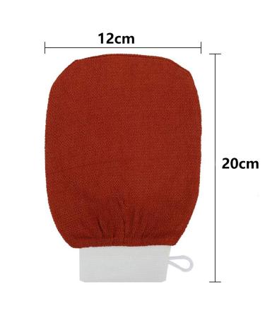 Betroy Exfoliating Peeling Gloves - 4 Pack Scrubbing Gloves for Gentle Dead Skin Removal in Shower - Buy Online on GoSupps.com