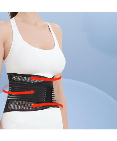 Waist Support Belt - Adjustable Waist Support for Men Lightweight Workout Back Brace Breathable Multipurpose Lumbar Supports Accessories for Outdoor Activities - Buy Online on GoSupps.com