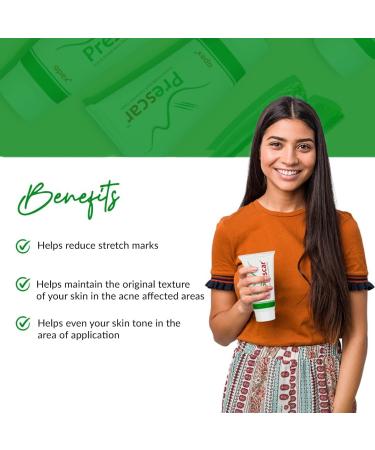 Green Milk Prescar - Best Scar & Stretch Mark Prevention Cream (50 gm) | International Shipping Available - Buy Online on GoSupps.com
