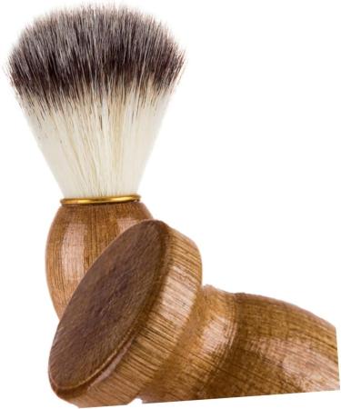 Fomiyes Men's Shaving Brush - Premium Wooden Beard & Hair Brush for Smooth Grooming - Buy Online on GoSupps.com