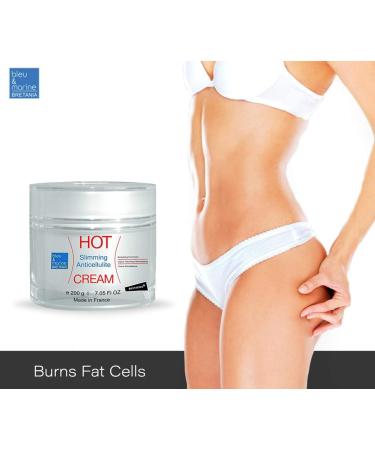 HOT Stop Cellulite Cream - Triple Action Heat Effect Anti-Cellulite Cream: Intensive Reducing Gel Firming + Draining. Men and Women. Visible Results 6X + Powerful - 200 ml - Buy Online on GoSupps.com