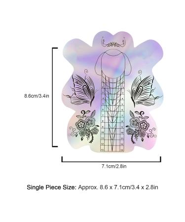 Nail Forms Thicken Self Adhesive | Women's Nail Art Extensions | International Shipping Available - Buy Online on GoSupps.com