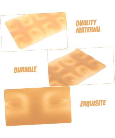 LALAFINA 3pcs Silicone Practice Skin Silicone Makeup Skin Face Skin Makeup Brow Skin Thicken Cosmetic 3d - Buy Online on GoSupps.com