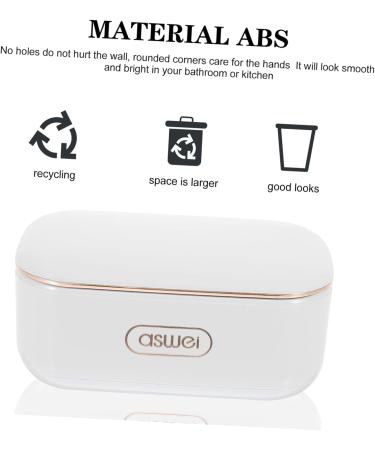 Ciieeo 3pcs Soap Box Body Wash Container Non Soap Holder Leak Proof Containers Soap Container with Drain Soap Rack Soap Draining -mount Soap Dish Household Travel White Storage Rack Abs - Buy Online on GoSupps.com