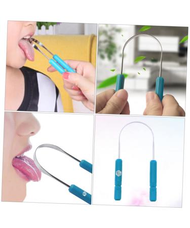 FRCOLOR 9 Pcs Kids Oral Cleaning Tools - Stainless Steel Mouth Scraper Set for Travel & Home - Durable & Safe - Buy Online on GoSupps.com