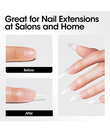 Gellen Poly Gel Clear Nail Extension Gel - 60g | Long Lasting Builder Gel for Salon & DIY Nail Art | Strong & Trendy Nail Enhancer - Buy Online on GoSupps.com
