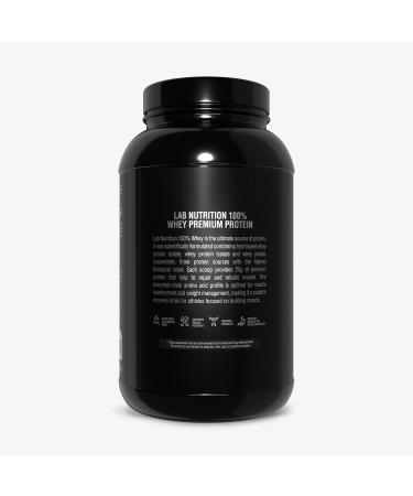 LAB NUTRITION Premium 100% Whey Protein Powder Build muscl Gluten Free 25 g Protein Delicious Chocolate Flavor 2Lbs - 25 Servings. - Buy Online on GoSupps.com