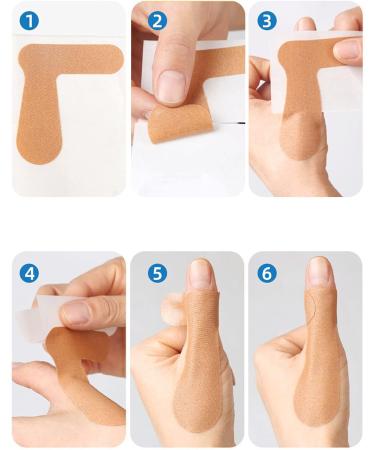 ANGGREK Turf Toe Straps - 10 Pcs Soft Skin-Friendly Adhesive Big Toe Straighteners for Pain Relief & Support - Buy Online on GoSupps.com