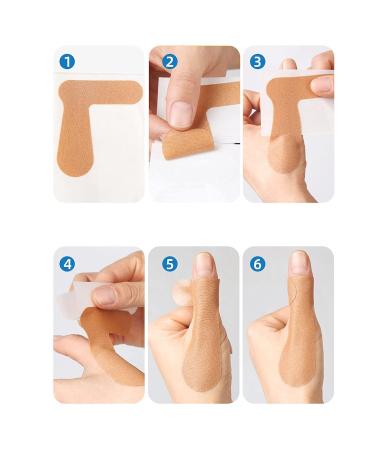 Turf Toe Straps 10 Pcs - Antiabrasion Big Toe Tape for Injuries - Soft Skin Friendly Adhesive Toe Straighteners - Buy Online on GoSupps.com