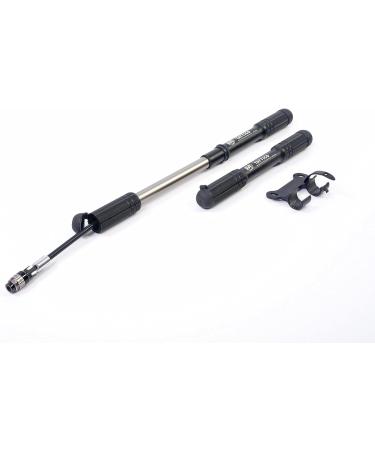 SILCA Tattico Mini Pump - Integrated Hose & Chuck - Presta/Schrader - Water Bottle Cage Mount - Compact & Portable Bike Pump - Buy Online on GoSupps.com