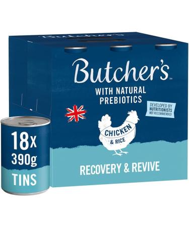 Butcher's Recovery & Revive Wet Adult Dog Food Chicken & Rice 18x390g Cans - Buy Online on GoSupps.com