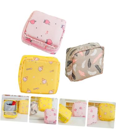 Shop Gleavi 6 PC Storage Bags - Stylish Tampon & Period Pockets for Girls | Travel Organizer for Pads & Towel - Durable Oxford Fabric - Buy Online on GoSupps.com