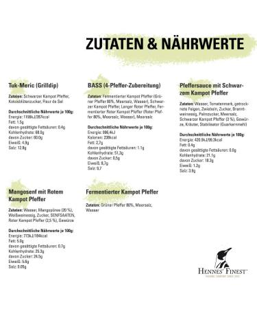 Buy Hennes FINEST LUSSUND BOX - Premium Grill & Pfanne Gift Set with Kampot Pfeffer Sauces & Accessories - International Shipping Available - Buy Online on GoSupps.com