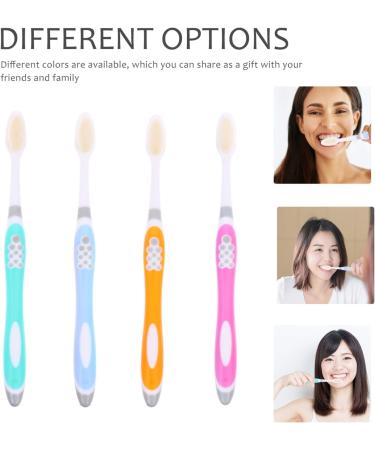 Ultra-Fine Soft Toothbrush Set - 4 Travel-Ready Baby & Men's Manual Toothbrushes for Daily Care - Buy Online on GoSupps.com