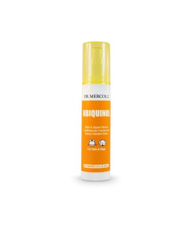 Dr. Mercola Ubiquinol for Pets Liquid Pump 1.6oz Kaneka Ubiquinol (CoQ10): Supports Cardiovascular Immune System Function & Reduces Oxidative Stress High Absorption Rate & Powerful Antioxidant