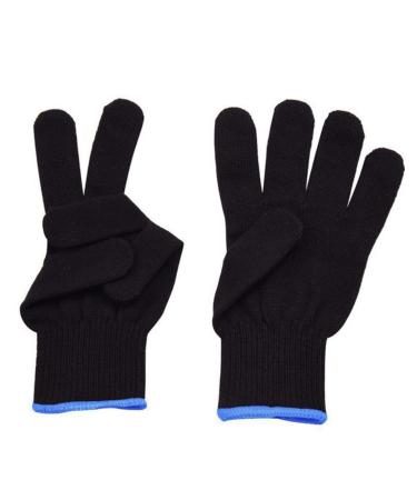 2 Heat Resistant Gloves for Hair Styling Heat Blocking for Curling Flat Iron and Curling Wand Suitable for Left and Right Hands