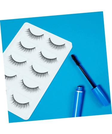 Beaupretty 15 Pairs Short Eyelash Faux Fake Eyelashes Cosmetic Eyelashes Fiber Makeup Eyelashes Handmade Eyelashes Thick Cross Eyelashes Lash Cosmetics 6d Artificial False Eyelashes - Buy Online on GoSupps.com
