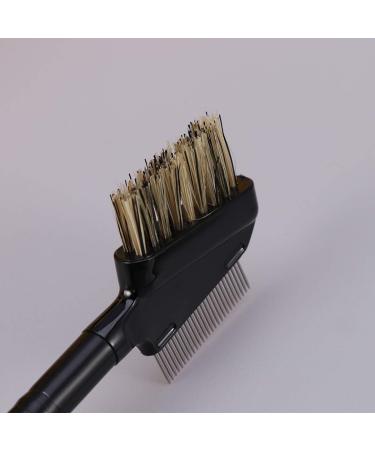 Lurrose 2 In 1 Eyelash Comb & Bristle Brush - Essential Cosmetic Makeup Tool for Perfect Lashes | International Shipping Available - Buy Online on GoSupps.com